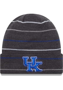 New Era Kentucky Wildcats Grey Rowed Cuff Mens Knit Hat