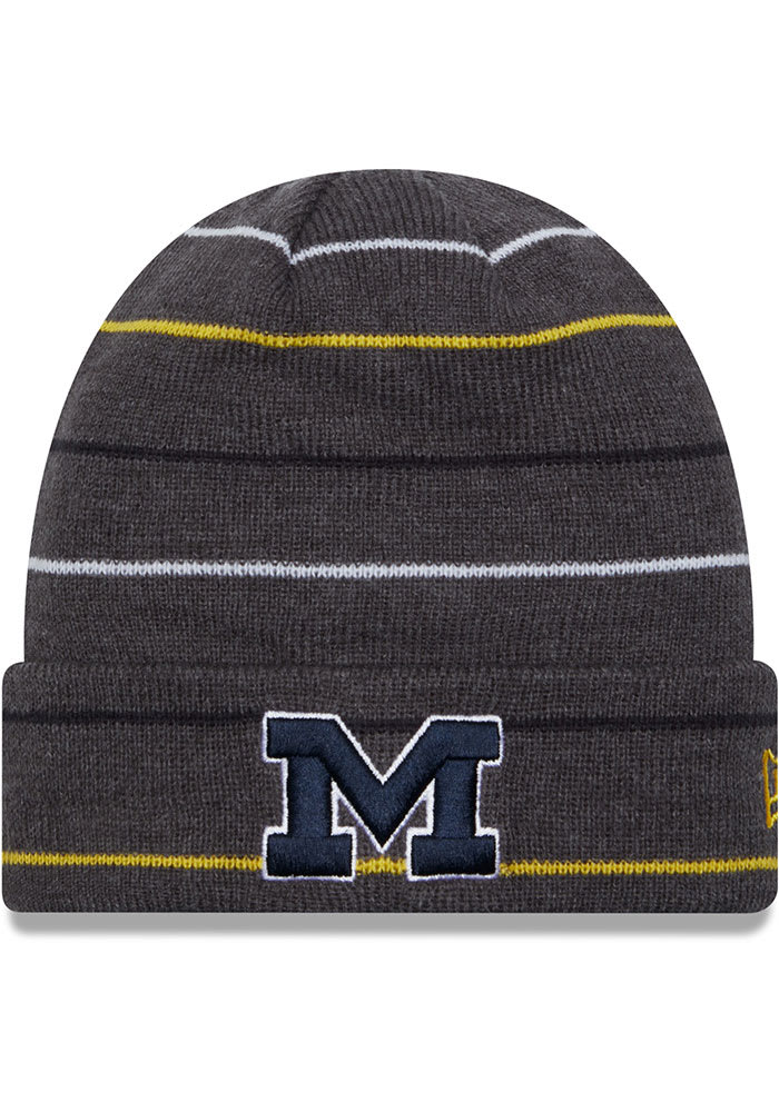 Michigan Wolverines New Era Yellow Knit Hat