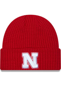 New Era Nebraska Cornhuskers Red Prime Cuff Mens Knit Hat