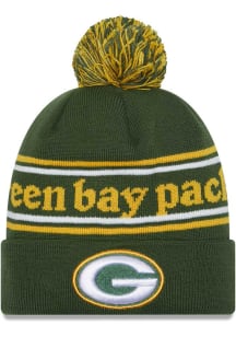 New Era Green Bay Packers Green Marquee Knit Mens Knit Hat
