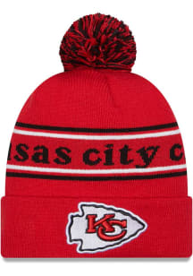 New Era Kansas City Chiefs Red Marquee Knit Mens Knit Hat
