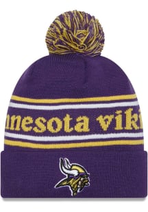 New Era Minnesota Vikings Purple Marquee Knit Mens Knit Hat