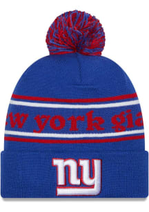 New Era New York Giants Blue Marquee Knit Mens Knit Hat