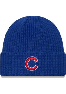New Era Chicago Cubs JR Prime Cuff Baby Knit Hat - Blue