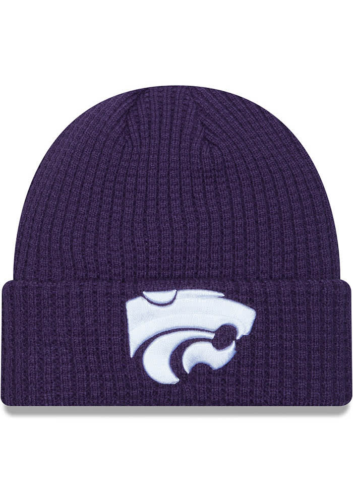 New Era K-State Wildcats JR Prime Cuff Baby Knit Hat - Purple