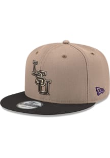 New Era LSU Tigers Brown 2T 9FIFTY Mens Snapback Hat