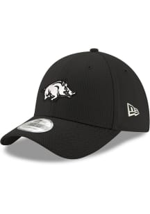 New Era Arkansas Razorbacks Mens Black Diamond Era 39THIRTY Flex Hat
