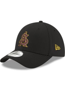 New Era Arizona State Sun Devils Mens Black Diamond Era 39THIRTY Flex Hat