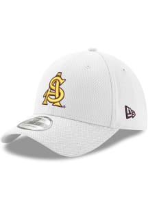 New Era Arizona State Sun Devils Mens White Diamond Era 39THIRTY Flex Hat