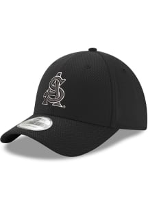 New Era Arizona State Sun Devils Mens Black Diamond Era 39THIRTY Flex Hat