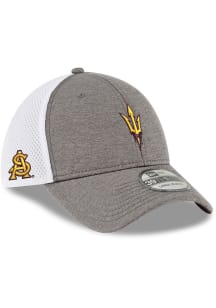 New Era Arizona State Sun Devils Mens Grey Shadow Neo 39THIRTY Flex Hat