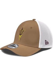 New Era Arizona State Sun Devils Mens Khaki Neo 39THIRTY Flex Hat