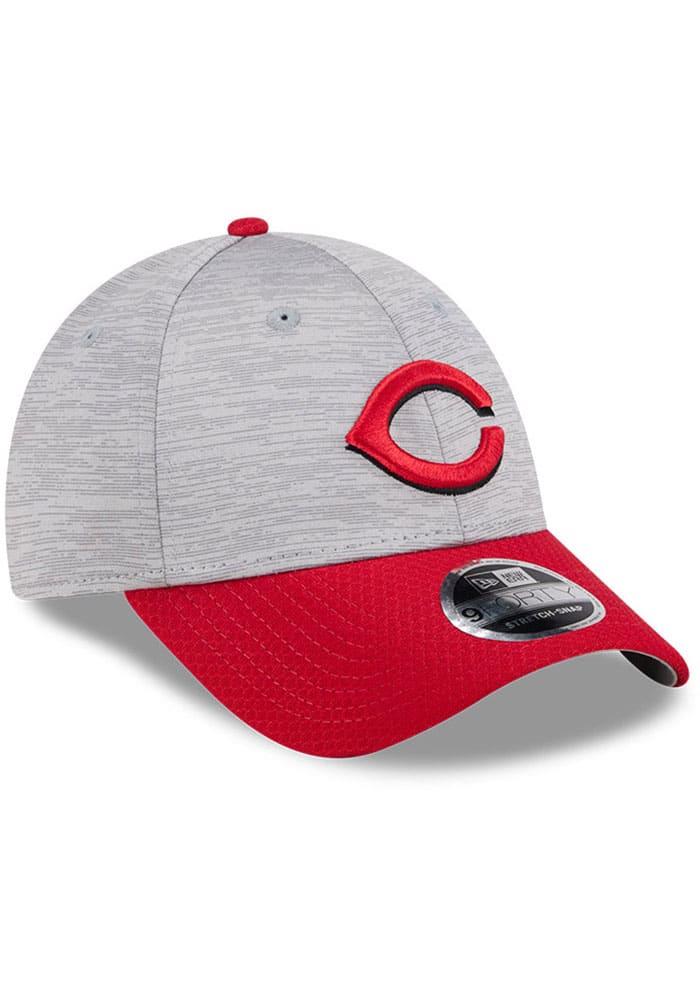 New Era Cincinnati Reds Grey 2T Active Snap JR 9FORTY Youth Adjustable Hat