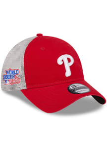 New Era Philadelphia Phillies Red Game Day Super Side Patch Trucker JR 9TWENTY Youth Adjustable ..
