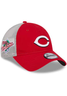 New Era Cincinnati Reds Red Game Day Super Side Patch Trucker JR 9TWENTY Youth Adjustable Hat