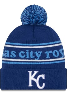 New Era Kansas City Royals Blue JR Marquee Knit Youth Knit Hat