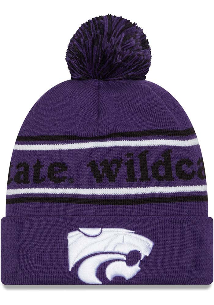 New Era K-State Wildcats Purple JR Marquee Knit Youth Knit Hat