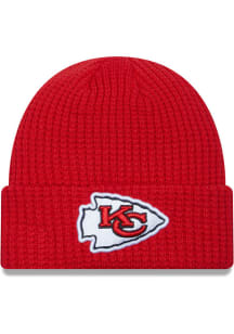 New Era Kansas City Chiefs Red JR Prime Cuff Youth Knit Hat