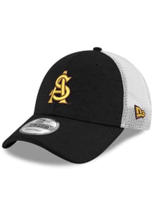 New Era Arizona State Sun Devils AS Logo Shadow Tech Trucker 9FORTY Adjustable Hat - Black