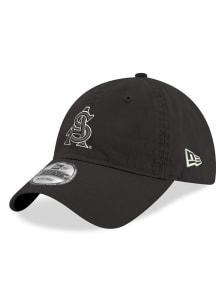 New Era Arizona State Sun Devils AS logo Black and White Core Classic 9TWENTY Adjustable Hat - B..