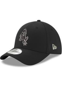 New Era Arizona State Sun Devils Mens Black Sparky Logo Diamond Era 39THIRTY Flex Hat