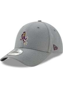 New Era Arizona State Sun Devils Sparky Diamond Era Stretch Snap 9FORTY Adjustable Hat - Grey