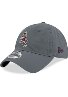 New Era Arizona State Sun Devils Sparky Logo Core Classic 9TWENTY Adjustable Hat - Grey
