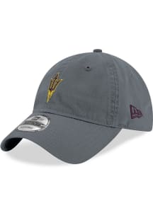 New Era Arizona State Sun Devils Fork Logo Core Classic 9TWENTY Adjustable Hat - Grey