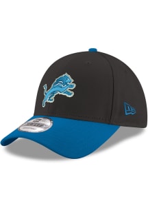 New Era Detroit Lions Snap 9FORTY Adjustable Hat - Black