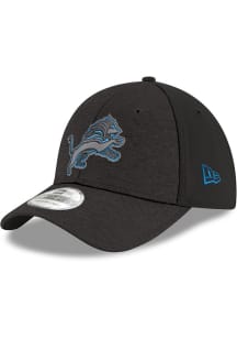 New Era Detroit Lions Mens Grey Shadow Tech 39THIRTY Flex Hat