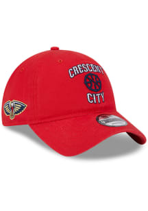 New Era New Orleans Pelicans Statement Edition 9TWENTY Adjustable Hat - Red