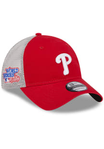 New Era Philadelphia Phillies Red Game Day Super Side Patch Trucker JR 9TWENTY Adjustable Toddle..