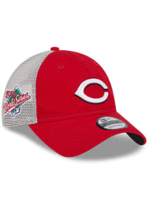New Era Cincinnati Reds Red Game Day Super Side Patch Trucker JR 9TWENTY Adjustable Toddler Hat