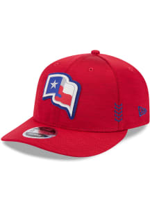 New Era Texas Rangers 2024 Clubhouse Alt Lo Pro 9FIFTY Adjustable Hat - Red