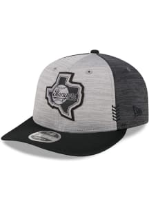 New Era Texas Rangers 2024 Clubhouse 2T Lo Pro 9FIFTY Adjustable Hat - Grey