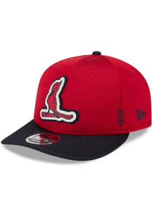 New Era St Louis Cardinals 2024 Clubhouse 2T Lo Pro 9FIFTY Adjustable Hat - Red