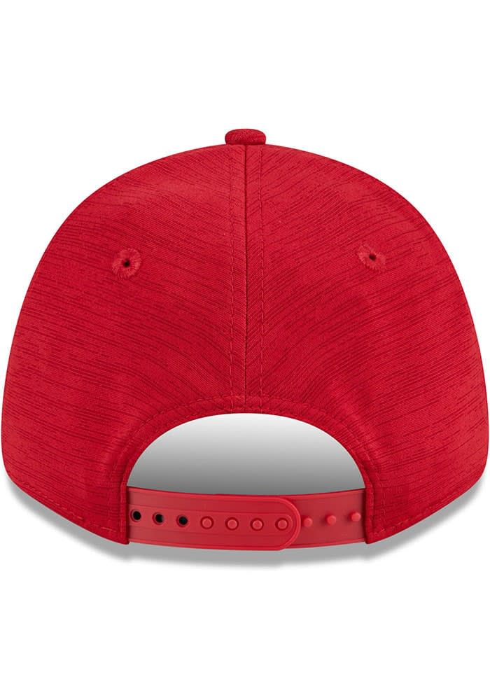 New Era Cincinnati Reds 2024 Clubhouse Stretch Snap 9FORTY Adjustable Hat - Red