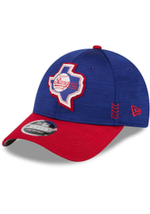 New Era Texas Rangers 2024 Clubhouse 2T Stretch Snap 9FORTY Adjustable Hat - Blue