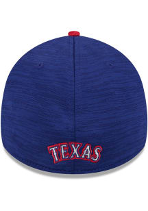 New Era Texas Rangers Mens Blue 2024 Clubhouse 2T 39THIRTY Flex Hat