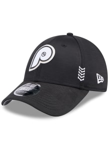 New Era Philadelphia Phillies 2024 Clubhouse Alt CW Stretch Snap 9FORTY Adjustable Hat - Black