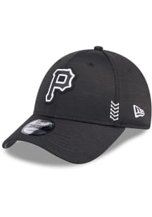 New Era Pittsburgh Pirates 2024 Clubhouse Alt CW Stretch Snap 9FORTY Adjustable Hat - Black