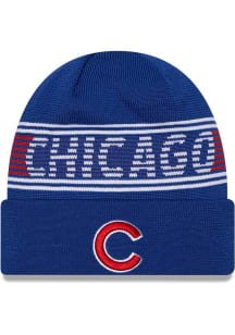 New Era Chicago Cubs Blue 2024 Clubhouse Knit Mens Knit Hat