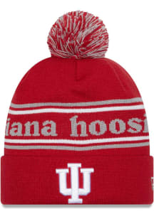 New Era Indiana Hoosiers Cardinal JR Marquee Knit Youth Knit Hat