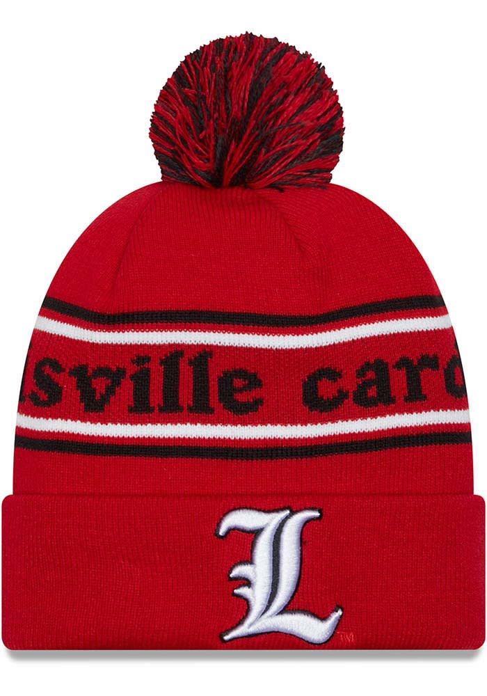 Louisville Cardinals Red Team Color Newborn Knit Hat, Red, 50