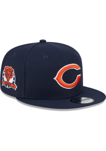 New Era Chicago Bears Navy Blue JR 2 Patch 9FIFTY Youth Snapback Hat
