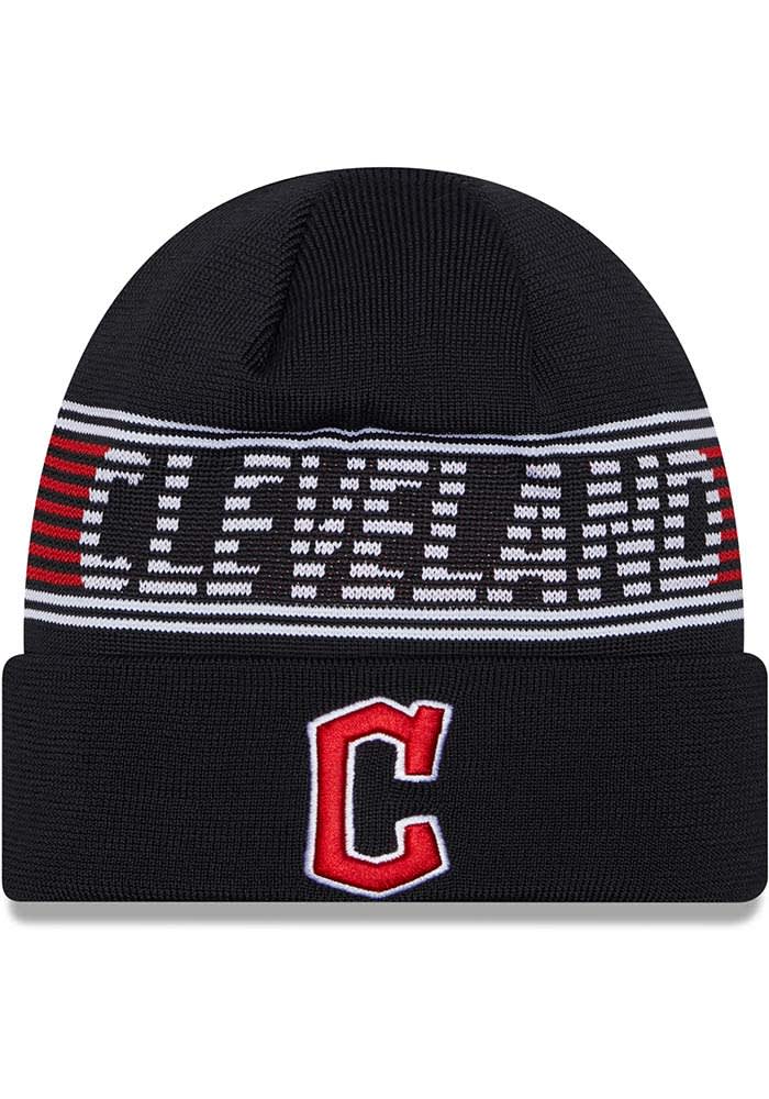 Cleveland Guardians New Era NAVY 2024 Clubhouse Knit Knit Hat