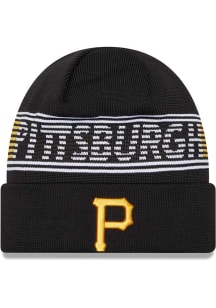 New Era Pittsburgh Pirates Black 2024 Clubhouse Knit Mens Knit Hat