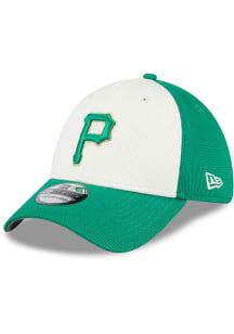 New Era Pittsburgh Pirates Mens Green 2024 St Patricks Day 39THIRTY Flex Hat