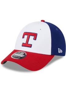 New Era Texas Rangers 2024 Batting Practice Stretch Snap 9FORTY Adjustable Hat - Blue
