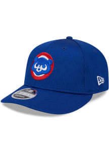 New Era Chicago Cubs 2024 Batting Practice Lo Pro 9FIFTY Adjustable Hat - Blue